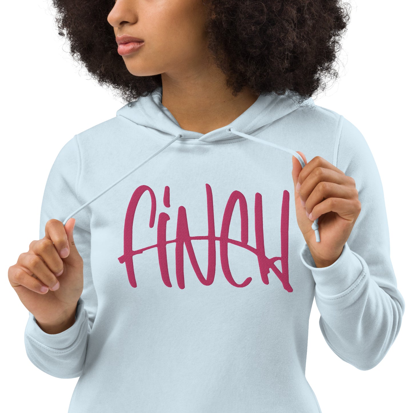 **Large Embroidery** MC➰️ Women's eco fitted hoodie